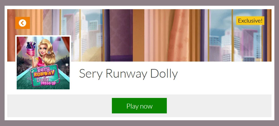 Sery Runway Dolly - Dress-up Game