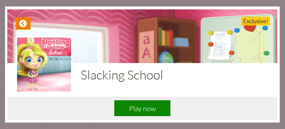 Slacking School - Dress-up Game