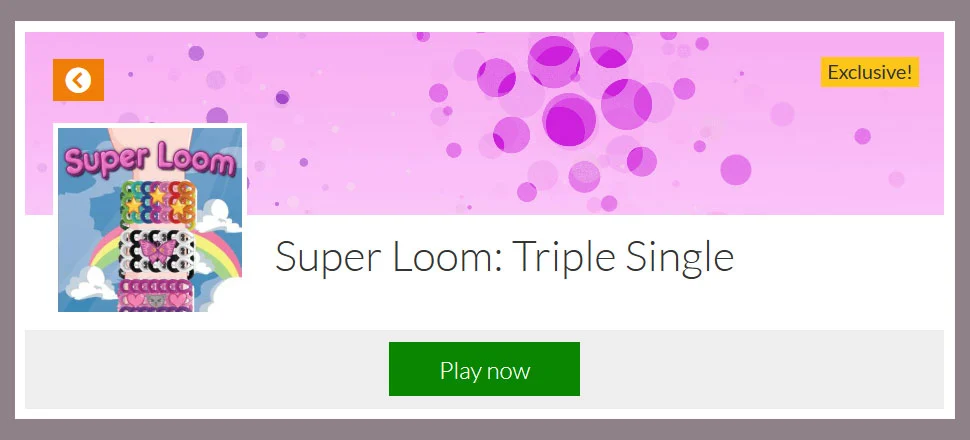 Super Loom: Triple Single - Dress-up Game