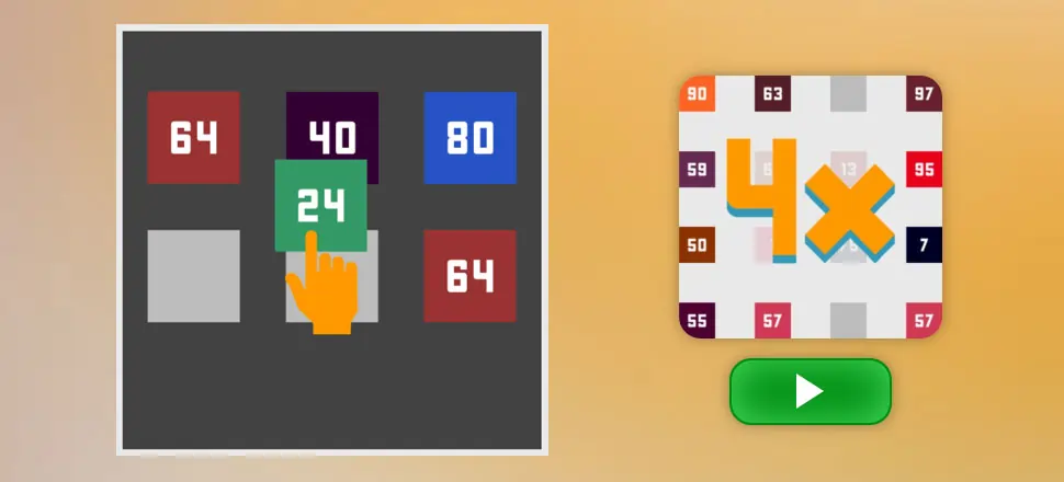 4x Puzzle - Educational Game