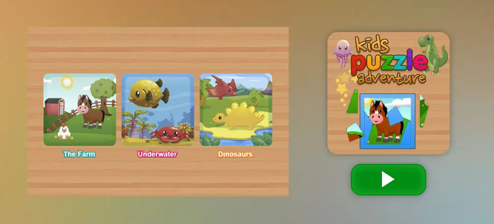 Kids Puzzle Adventure - Educational Game
