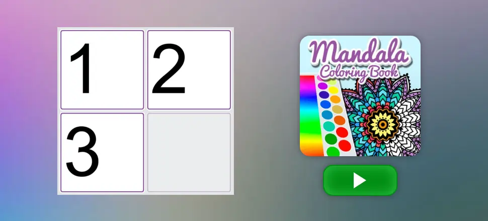 Mandala Coloring Book - Educational Game