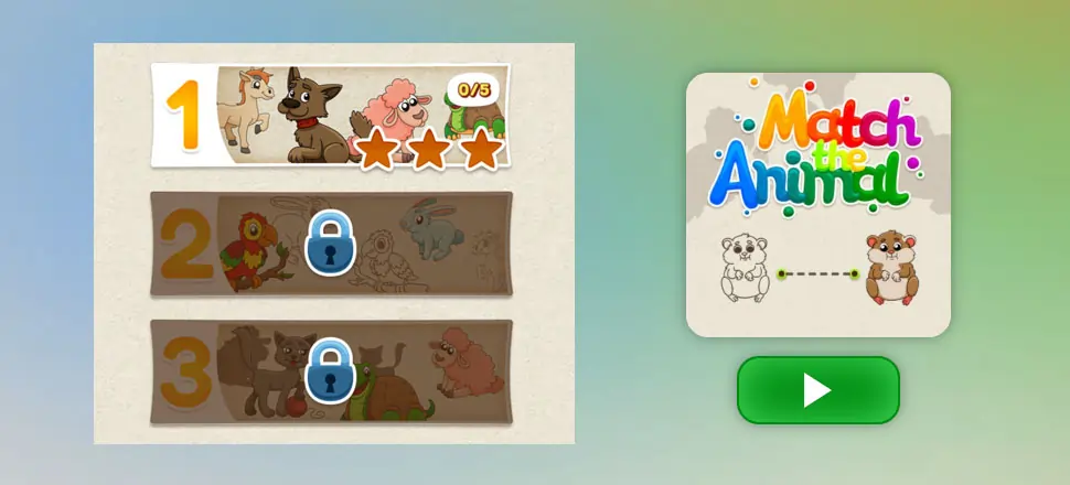 Match The Animal - Educational Game