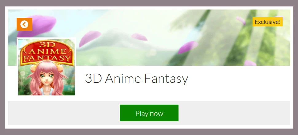 3D Anime Fantasy - Girls Game