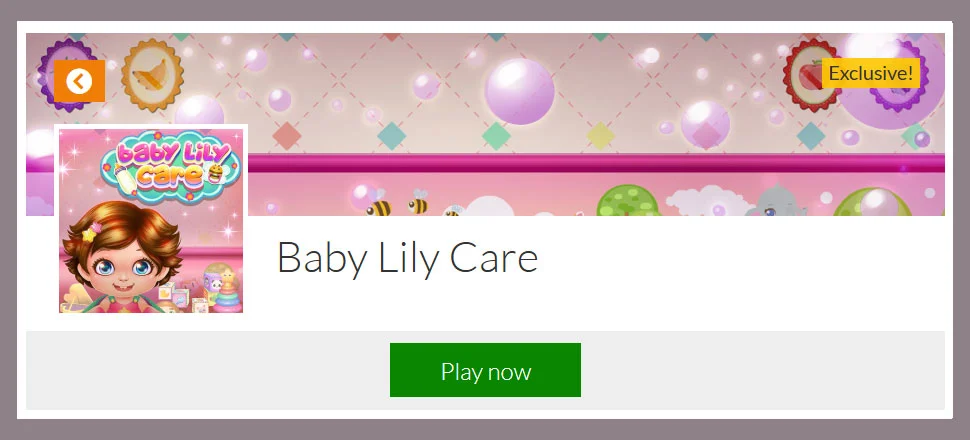 Baby Lily Care - Girls Game