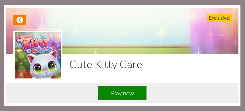 Cute Kitty Care - Girls Game