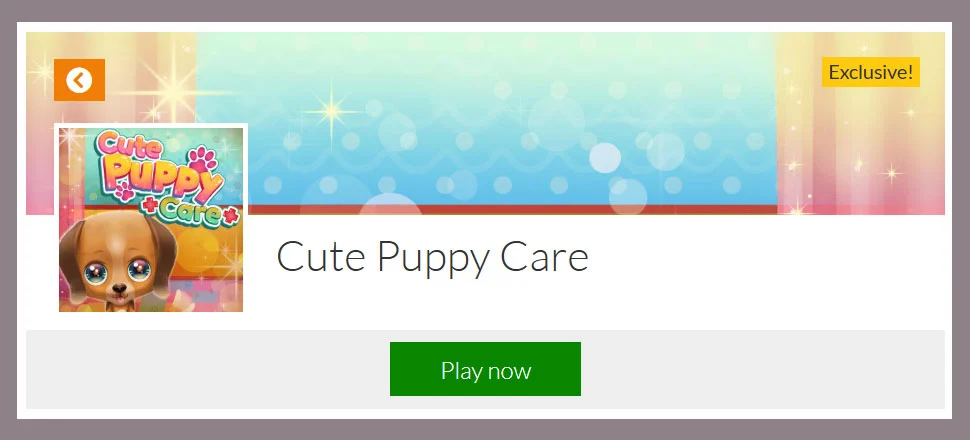 Cute Puppy Care - Girls Game