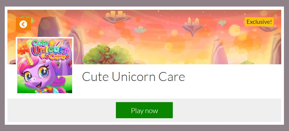 Cute Unicorn Care - Girls Game