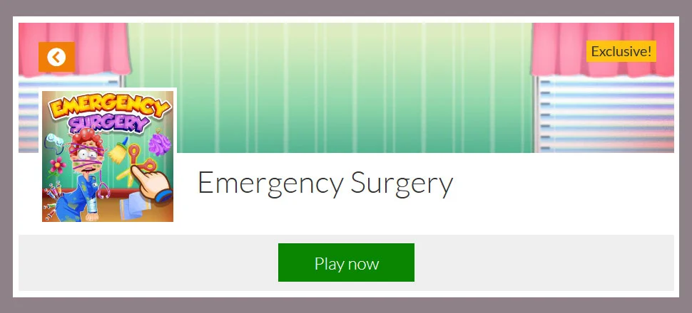 Emergency Surgery - Girls Game