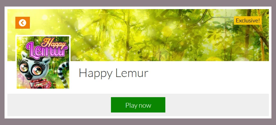 Happy Lemur - Girls Game