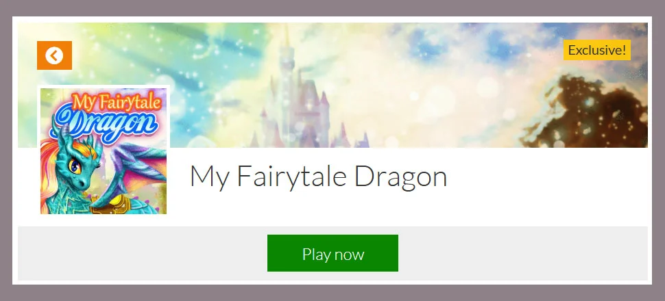 My Fairytale Dragon - Girls Game