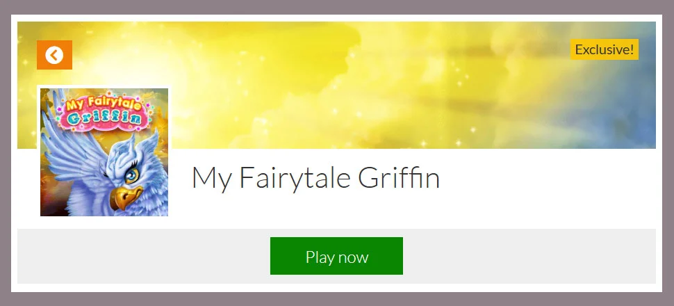 My Fairytale Griffin - Girls Game