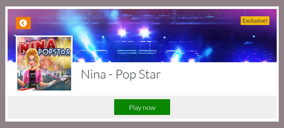 Nina Pop Star - Girls Game