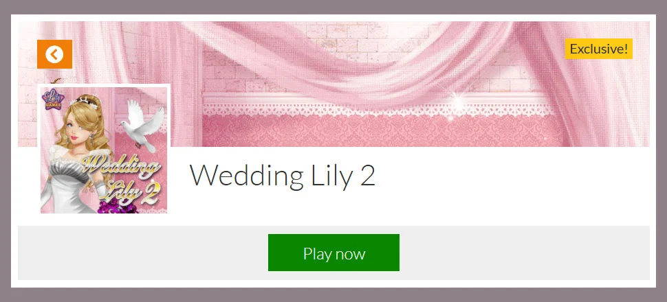Wedding Lily 2 - Girls Game