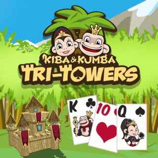 Card Games - Kiba & Kumba Tri Towers Solitaire