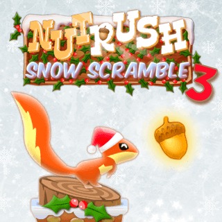 Jump and Run Game - Nut Rush 3 - Snow Scramble