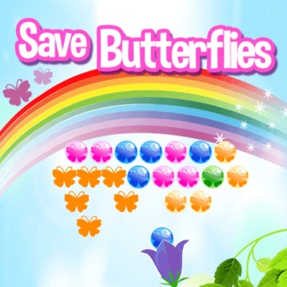 Bubble Shooter Games - Save Butterflies
