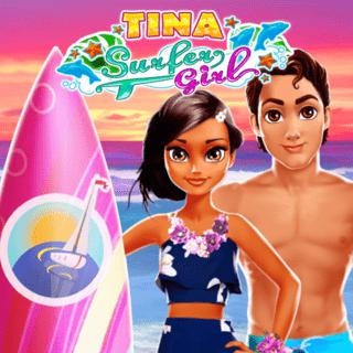 Dress Up Game - Tina - Surfer Girl