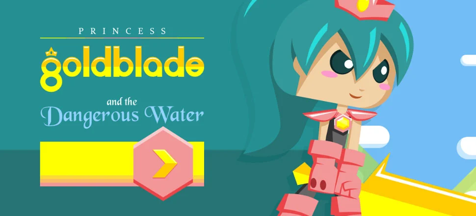 Princess Goldblade And The Dangerous Waters - Jump and Run Game