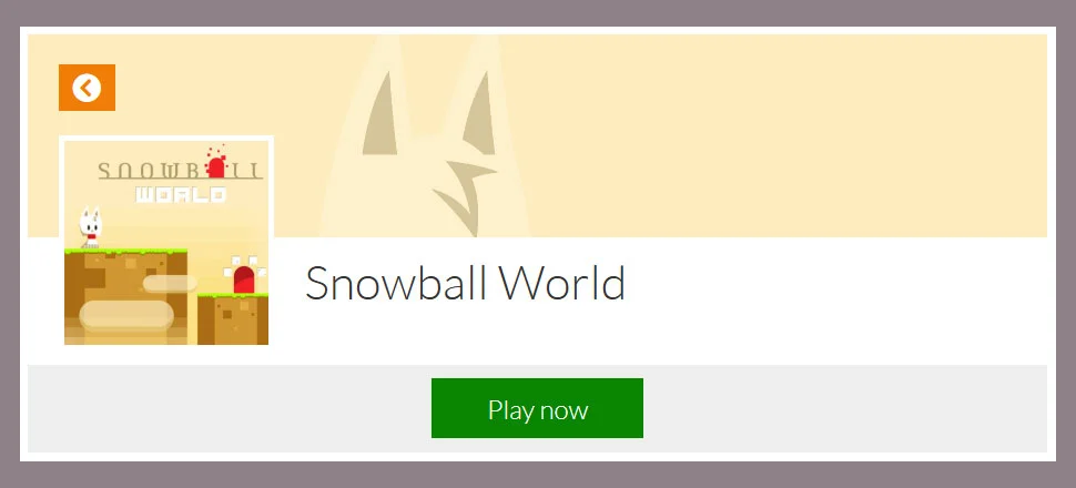 Snowball World - Jump and Run Game