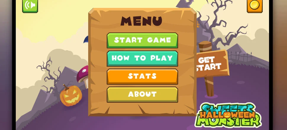Sweets Monster - Jump and Run Game