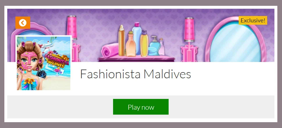 Fashionista Maldives - Make-up Game