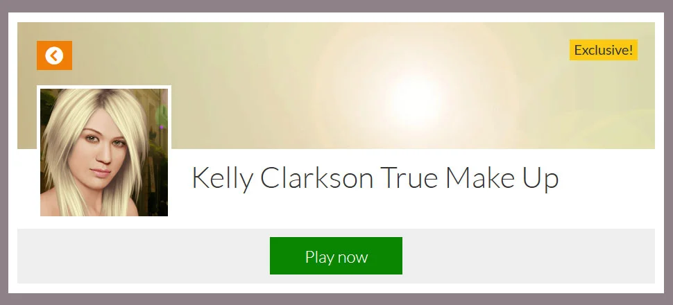 Kelly Clarkson True Make Up - Make-up Game