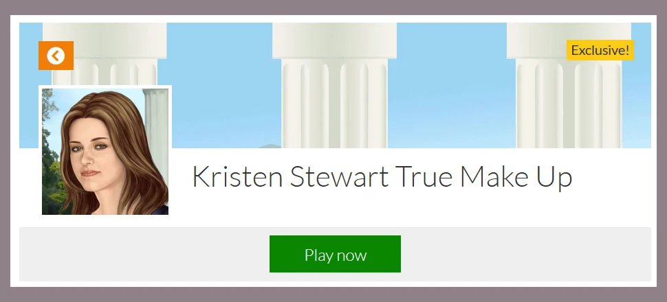 Kristen Stewart True Make Up - Make-up Game
