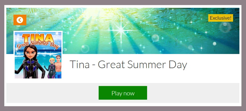 Tina Great Summer Day - Make-up Game