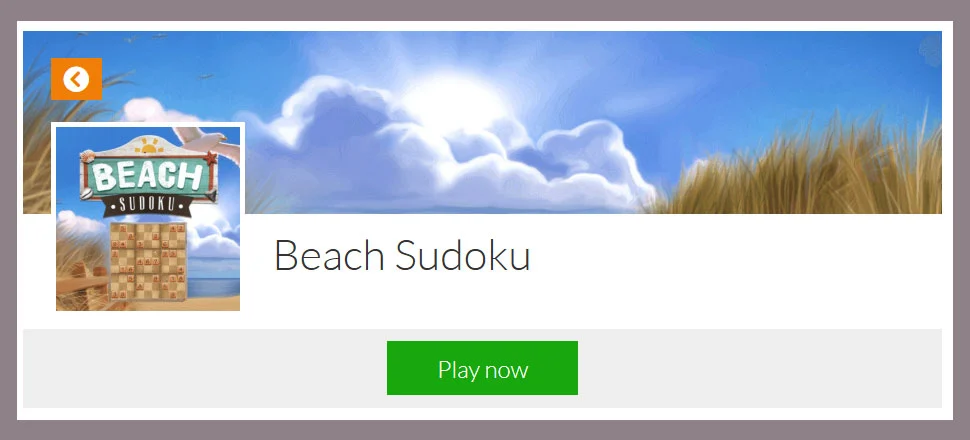 Beach Sudoku - Memory Game