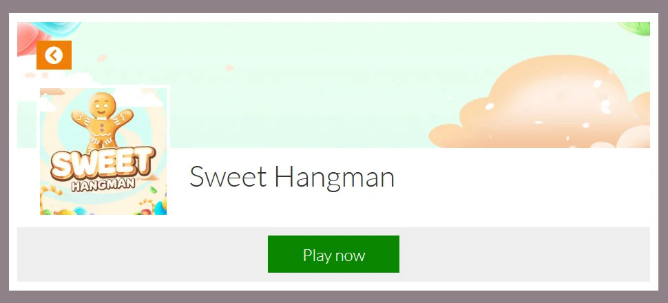 Sweet Hangman - Quiz Game