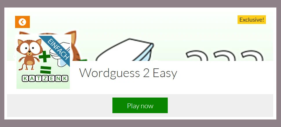 Wordguess 2 Easy - Quiz Game