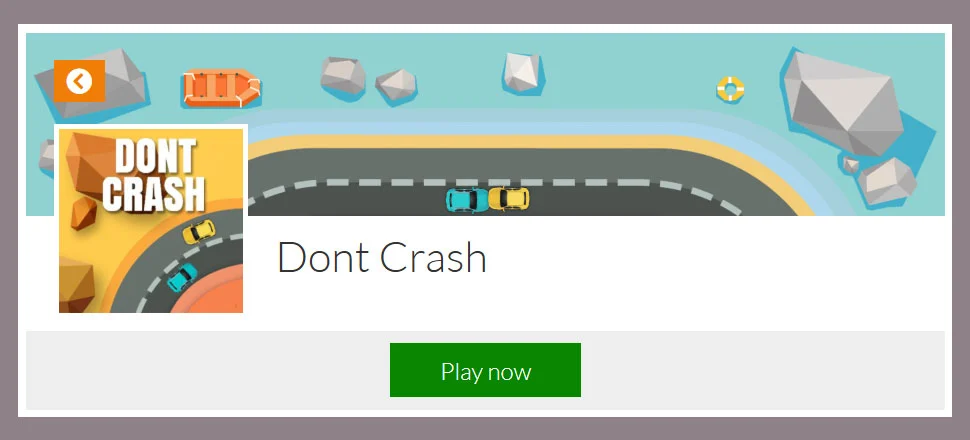 Don't Crash - Racing Game