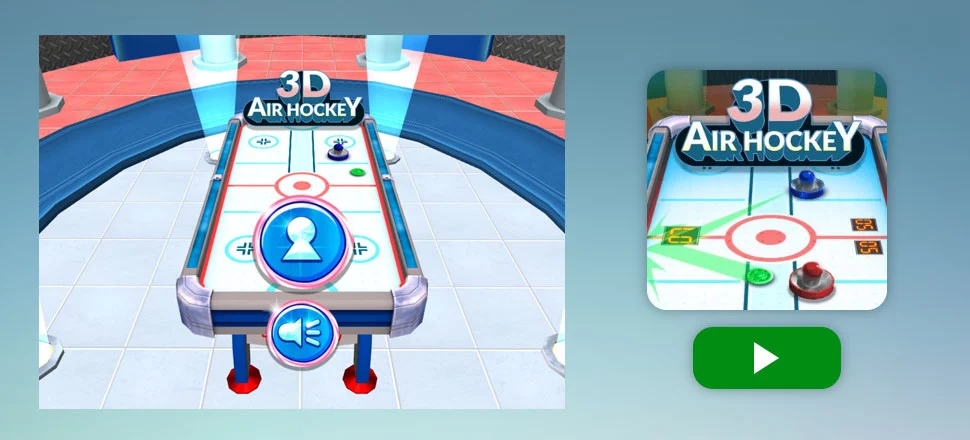 3D Air Hockey - Skill Game