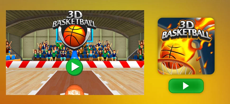 3D Basketball - Skill Game