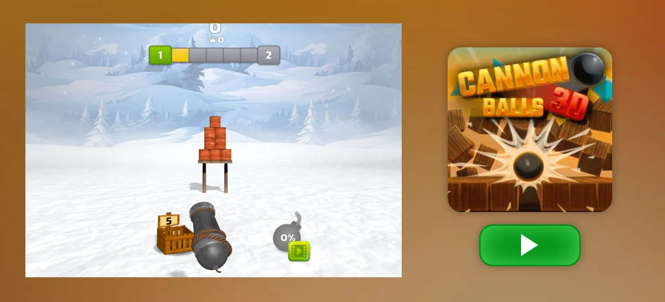 Cannon Balls 3D - Skill Game