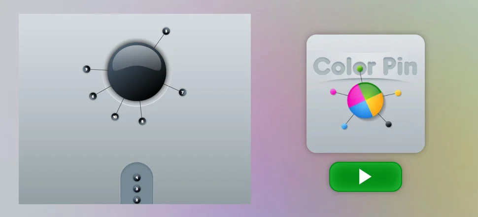 Color Pin - Skill Game