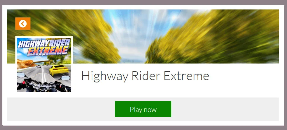 Highway Rider Extreme - Skill Game