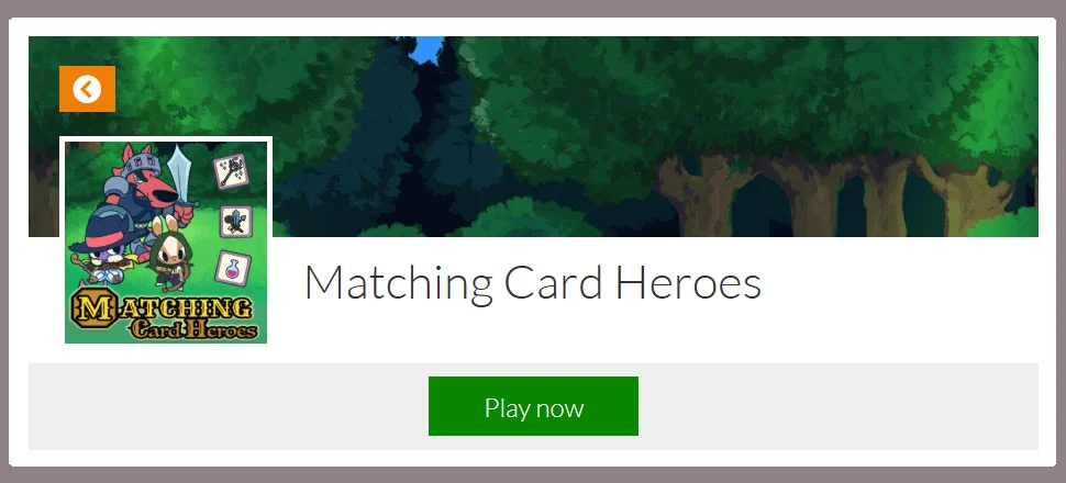 Matching Card Heroes - Skill Game