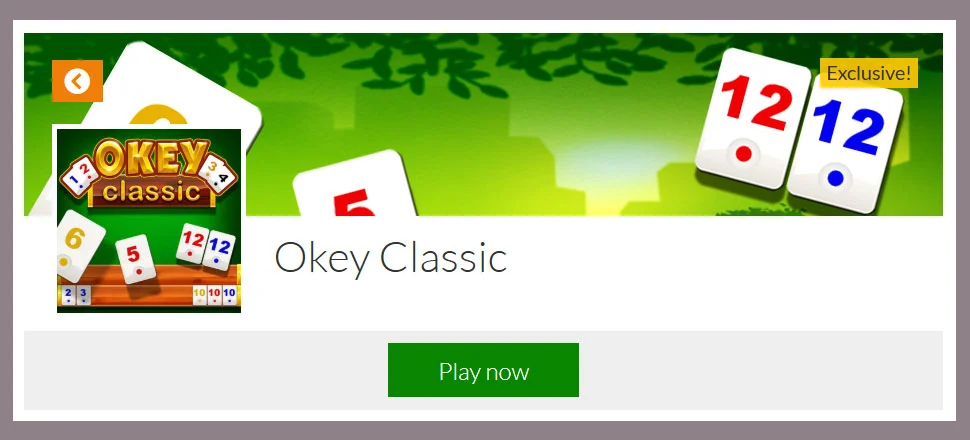 Okey Classic - Skill Game