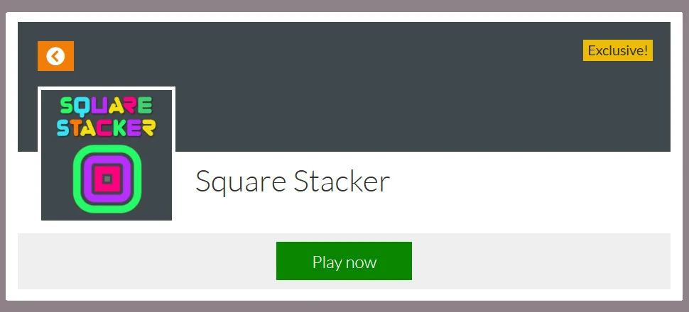 Square Stacker - Skill Game