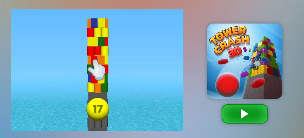 Tower Crash 3D - Skill Game