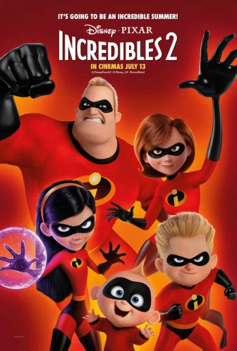 Incredibles 2 - Popular Cartoon Movie for Children