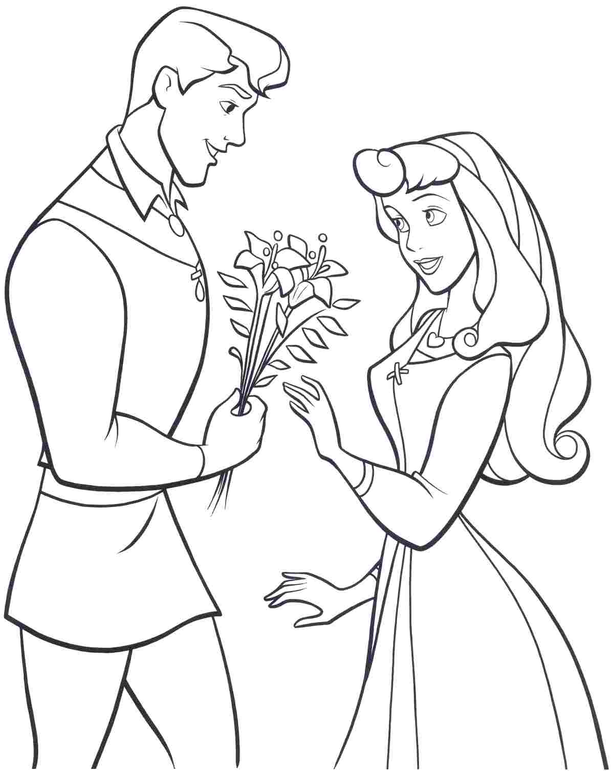 Disney Princess Aurora - Download Printable Coloring Image