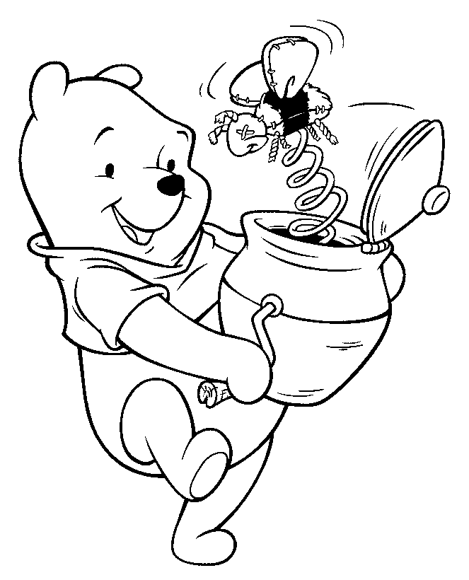 Magic Pot - Free Coloring Picture for Kids
