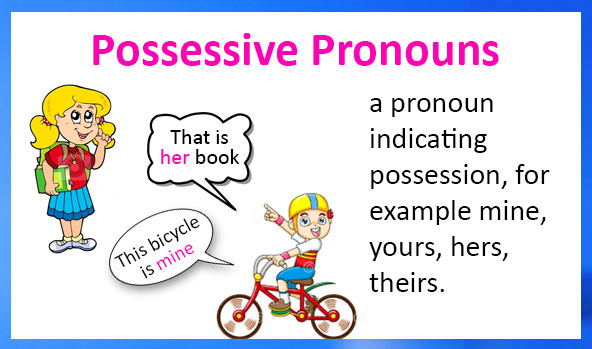 Possessive Pronouns Definition Examples And Printable Worksheets