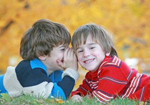 Kids Whispering