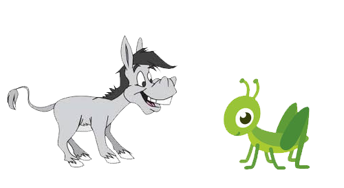 Aesop’s fables: The Ass and the Grasshopper