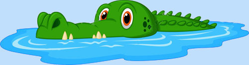 Crocodile in river - short story