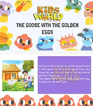 The Goose with the Golden Eggs Short Story PDF Preview